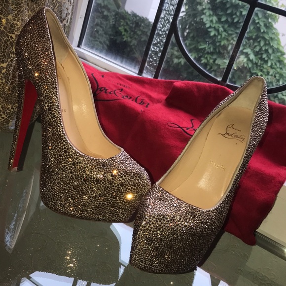 SOLD❤️Christian Louboutin Swarovski Strass 39 - Picture 2 of 8